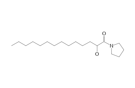 2-Hydroxy-tetradecanoic acid, pyrrolidide