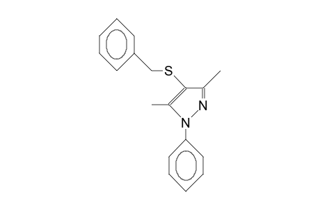 4-Benzylthio-3,5-dimethyl-1-phenyl-pyrazole