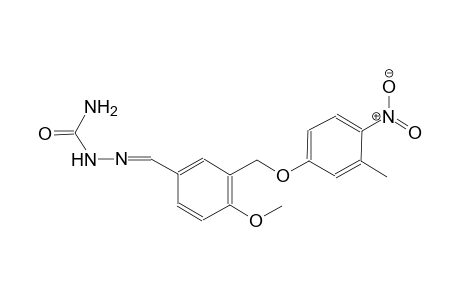 4-methoxy-3-[(3-methyl-4-nitrophenoxy)methyl]benzaldehyde semicarbazone