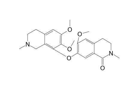 3',4'-Dihydro-6'-methoxy-7'-[(1,2,3,4-tetrahydro-6,7-dimethoxy-2-methyl(isoquinolin-8"-yl)oxy]-2'-methyl-1'(2H)-isoquinolinone