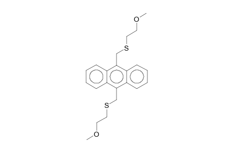 Anthracene, 9,10-bis(5-oxa-2-thia-n-hexyl-)-