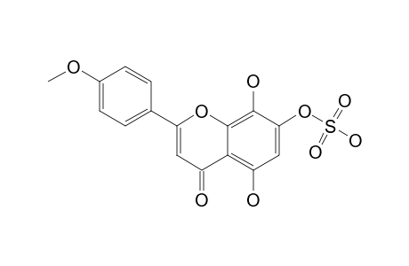 BELTRAONIN;4'-O-METHYL-7-O-SULPHATE-ISOSCUTELLAREIN