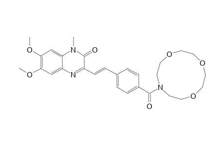 3-(2-[4-{1,4,7-Trioxa-10-azacyclododecane-10-carbonyl}phenyl]vinyl)-6,7-dimethoxy-1-methyl-2(1H)-quinoxalinone