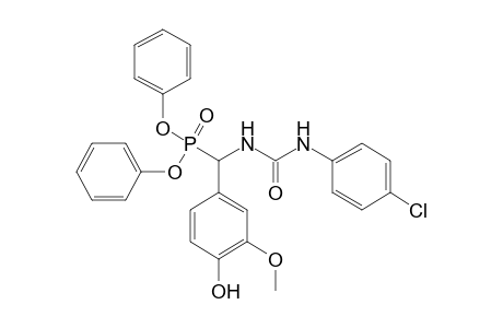 1-(p-chlorophenyl)-3-(alpha-phosphonovanillyl)urea, diphenyl ester