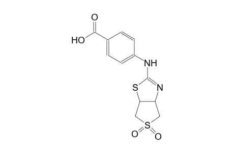 benzoic acid, 4-[(3a,4,6,6a-tetrahydro-5,5-dioxidothieno[3,4-d]thiazol-2-yl)amino]-