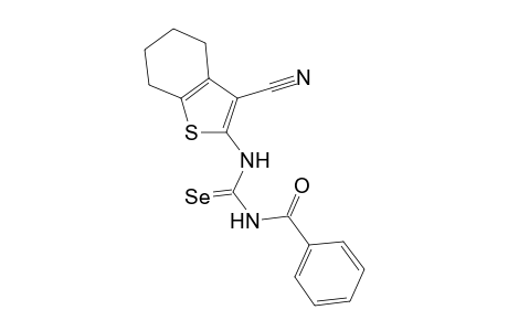 2-[(3'-Benzoylseleno)ureido]-4,5,6,7-tetrahydrobenz[1]thiophene-3-carbonitrile