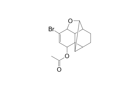 3-endo-Acetoxy-5-bromo-13-oxapentacyclo[6.2.2.1(6,9).0(2,7).0(2,10)]trideca-4-ene