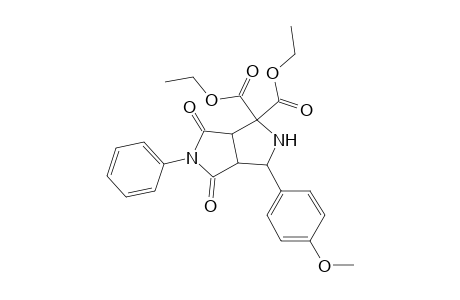 Pyrrolo[3,4-c]pyrrole-1,1(2H)-dicarboxylic acid, hexahydro-3-(4-methoxyphenyl)-4,6-dioxo-5-phenyl-, diethyl ester, (3.alpha.,3a.beta.,6a.beta.)-