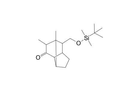 (1rs,2rs,3sr,4sr,6sr,7rs)-2-(tert-butyldimethylsilyloxy)methyl-3,4-dimethyltricyclo[4,3,0,0(3,7)]nonan-5-one