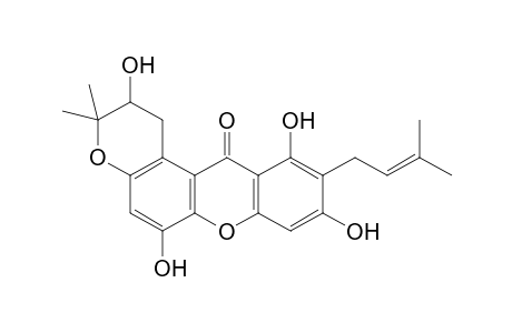 GARCIMANGOSONE-C;1,3,5,2,2-TETRAHYDROXY-2-ISOPRENYL-6',6'-DIMETHYLDIHYDROPYRANO-(2',3':7,8)-XANTHONE