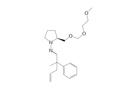 (S)-1-[(2-Allyl-2-phenylpropyliden)amino]-2-{[(2-methoxyethoxy)methoxy]methyl}pyrrolidine