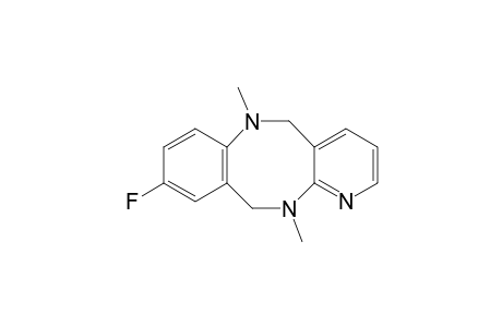 2-Fluoro-5,11-N-dimethylbenzo[b]diazocino[6,7-b]pyridine