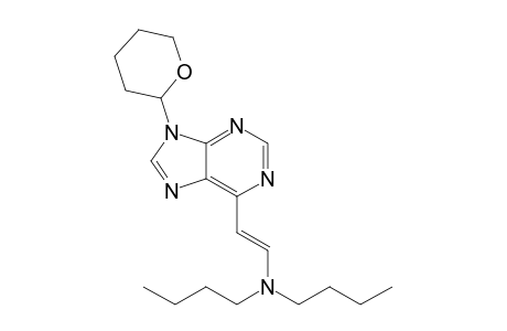 (E)-6-[2-(DIBUTYLAMINO)-VINYL]-9-(TETRAHYDROPYRAN-2-YL)-PURINE