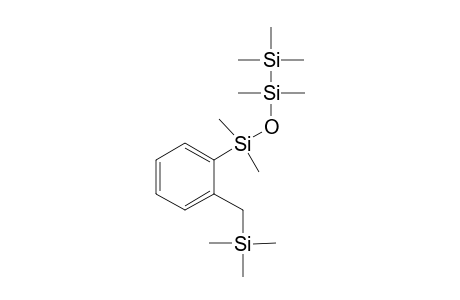 1,1,3,3-tetramethyl-1-(trimethylsilyl)-3-(2-((trimethylsilyl)methyl)phenyl)disiloxane