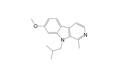 Harmine, N-(2-methylpropyl)-