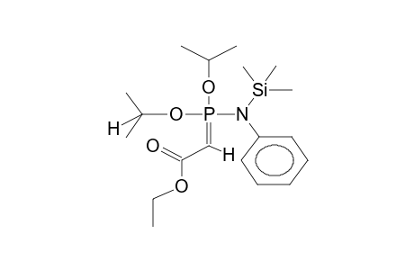 DI(ISOPROPYLOXY)(N-TRIMETHYLSILYL-N-PHENYLAMINO)PHOSPHONIUMETHOXYCARBONYLMETHYLIDE