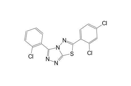 3-(2-chlorophenyl)-6-(2,4-dichlorophenyl)[1,2,4]triazolo[3,4-b][1,3,4]thiadiazole