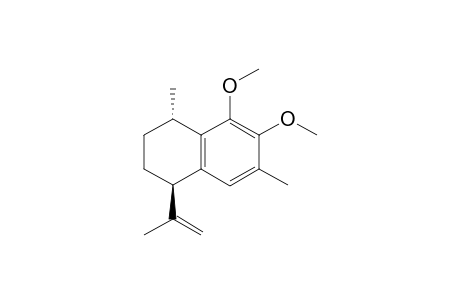 (1R,4S)-5,6-Dimethoxy-4,7-dimethyl-1-(prop-1-en-2-yl)-1,2,3,4-tetrahydronaphthalene