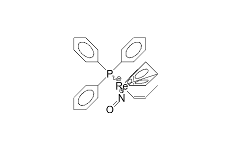 /.eta.-5/-Cyclopentadienyl-nitroso-triphenylphosphino-cis-1-propenyl rhenium