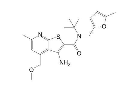 N2-(tert-Butyl)-N2-(5-methyl-2-furylmethyl)-3-amino-4-methoxymethyl-6-methylthieno[2,3-b]pyridine-2-carboxamide