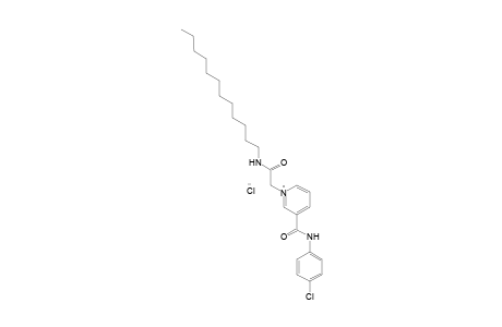 3-[(p-chlorophenyl)carbamoyl]-1-[(dodecylcarbamoyl)methyl]pyridinium chloride