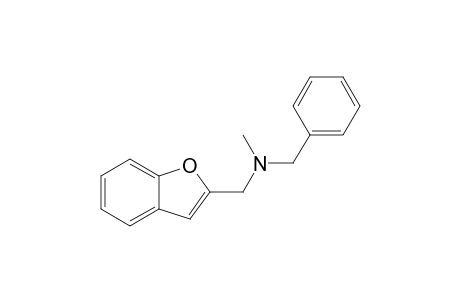 (Benzofuran-2-ylmethyl)benzylmethylamine