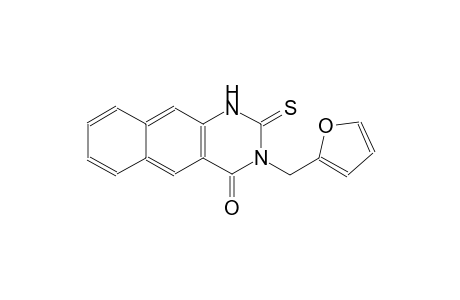 benzo[g]quinazolin-4(1H)-one, 3-(2-furanylmethyl)-2,3-dihydro-2-thioxo-