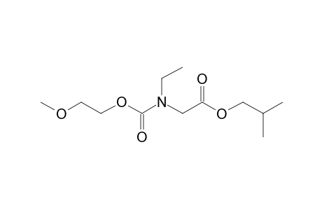 Glycine, N-ethyl-N-(2-methoxyethoxycarbonyl)-, isobutyl ester