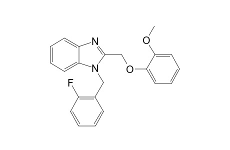 1-(2-Fluorobenzyl)-2-[(2-methoxyphenoxy)methyl]-1H-benzimidazole