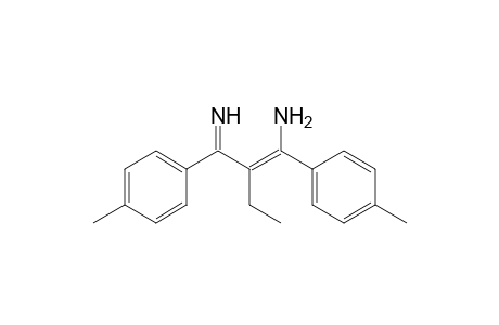 4-Amino-3-ethyl-2,4-bis(4-tolyl)-1-azabuta-1,3-diene