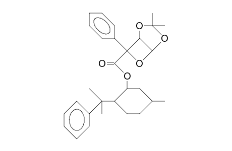 2-(1-Methyl-1-phenyl-ethyl)-5-methyl-cyclohexyl 3,3-dimethyl-7-phenyl-2,4,6-trioxabicyclo(3.2.0)heptane-7-carboxylate