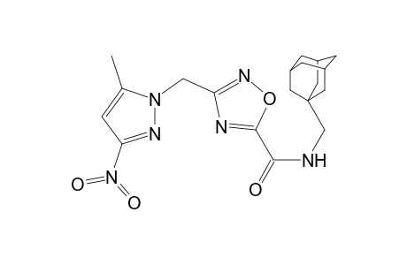 1,2,4-Oxadiazole-5-carboxamide, 3-[(5-methyl-3-nitro-1H-pyrazol-1-yl)methyl]-N-(tricyclo[3.3.1.1(3,7)]dec-1-ylmethyl)-