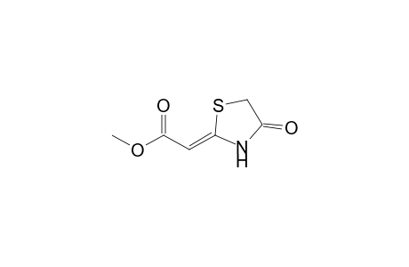 Acetic acid, (4-oxo-2-thiazolidinylidene)-, methyl ester