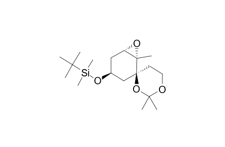 (6-R,7-S,8-S,10-S)-10-TERT.-BUTYLDIMETHYLSILYLOXY-7,8-EPOXY2,2,7-TRIMETHYL-1,3-DIOXASPIRO-[5.5]-UNDECANE