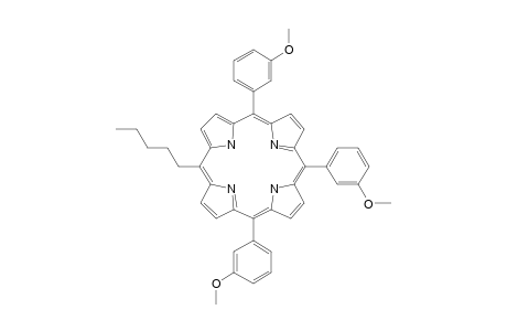 5,10,15-Tris(3-methoxyphenyl)-20-pentylporphyrin