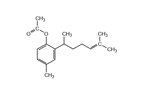 2-(1,5-dimethyl-4-hexenyl)-p-cresol, acetate