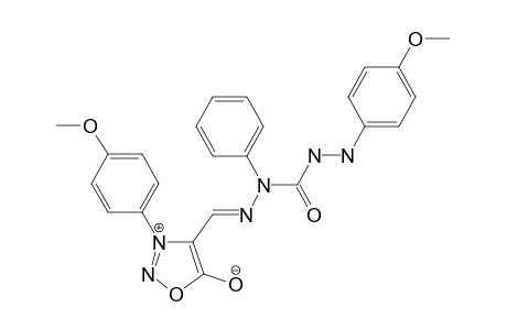 3-(4-Methoxyphenyl)sydnon-4-ylaldehyde 5-(4-methoxyphenyl)-2-phenylcarbazone