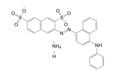 3-[(4-ANILINO-1-NAPHTHYL)AZO]-2,7-NAPHTHALENEDISULFONIC ACID, MONOAMMONIUM SALT