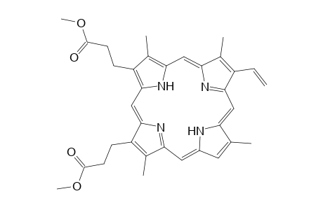 21H,23H-Porphine-2,18-dipropanoic acid,8-ethenyl-3,7,12,17-tetramethyl-, dimethyl ester