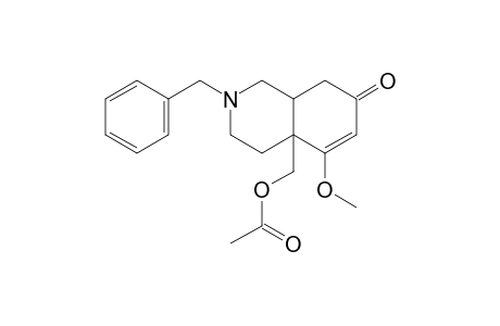 8-Benzyl-1-(acetoxymethyl)-2-methoxy-8-azabicyclo[4.4.0]deca-2-en-4-one