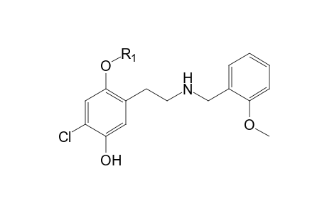 25C-NBOMe-M (O,O-bis-demethyl-glucuronide) isomer 1 MS2