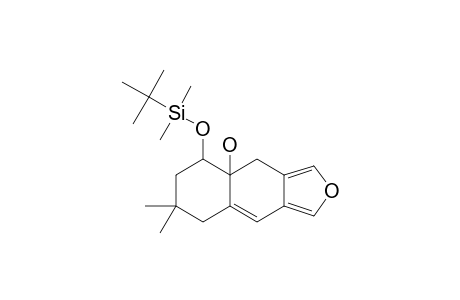 (4ASR,5SR)-TRANS-5-(TERT.-BUTYLDIMETHYLSILYLOXY-4,4A,5,6,7,8-HEXAHYDRO-7,7-DIMETHYLNAPHTO-[2,3-C]-FURAN-4A-OL