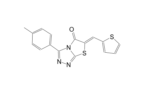 (6Z)-3-(4-methylphenyl)-6-(2-thienylmethylene)[1,3]thiazolo[2,3-c][1,2,4]triazol-5(6H)-one