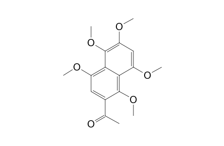 2-Acetyl-1,4,5,6,8-pentamethoxy-naphthalene