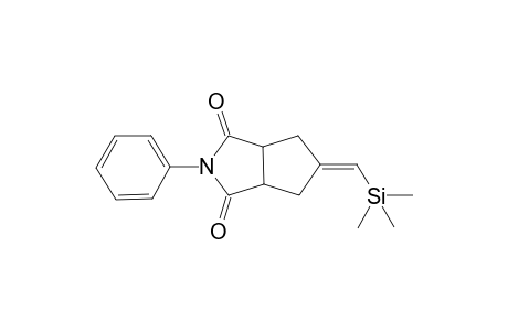 2-Phenyl-5-(trimethylsilylmethylene)-3a,4,6,6a-tetrahydrocyclopenta[c]pyrrole-1,3-dione