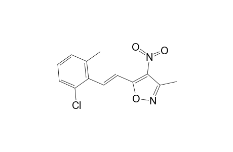 5-[2-(2-Chloro-6-methyl-phenyl)-vinyl]-3-methyl-4-nitro-isoxazole