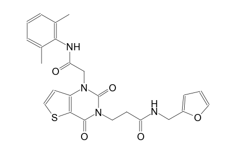 3-(1-[2-(2,6-dimethylanilino)-2-oxoethyl]-2,4-dioxo-1,4-dihydrothieno[3,2-d]pyrimidin-3(2H)-yl)-N-(2-furylmethyl)propanamide