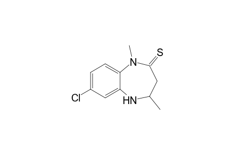 7-Chloro-1,4-dimethyl-1,3,4,5-tetrahydro-2H-1,5-benzodiazepine-2-thione