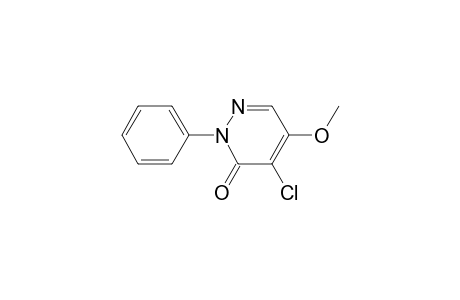 4-chloro-5-methoxy-2-phenyl-3(2H)-pyridazinone