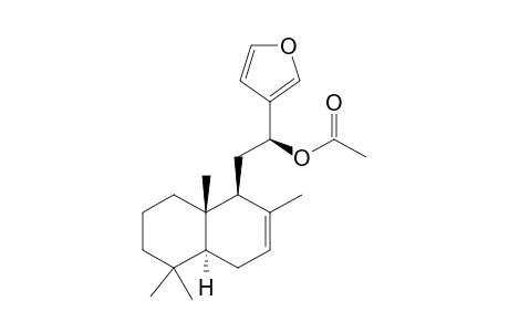 (12S)-12-Acetoxy-15,16-epoxylabda-7,13(16),14-triene
